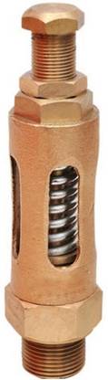 Implemental Open type Bronze Spring Relief Safety Valve (1/2 Inch) Diaphragm Valves