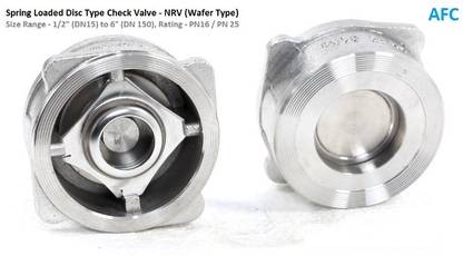 AFC AFC25DCV Check Valves