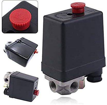 lucan techno Air compressor Pressure Cut Off Switch Valve (Pressure setup 5.5-8.0 Bar) Automatic Control Valves