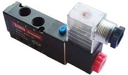 Implemental 1/4 Inch 5/2 Way 12V DC Single Solenoid Valve 4V-210-08 Automatic Control Valves