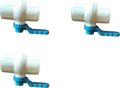 Sstrading UPVC Compact Ball Valve (1" Inch) ( PACK OF 3) Ball Valves