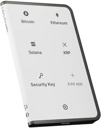 Ledger Stax - Next-Gen Secure Touchscreen Crypto Wallet with Curved E Ink Display