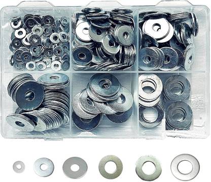 HALSEY Plain Flat Washers Kit | size-3mm to 10mm |