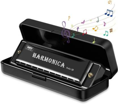 DARDRIS Harmonica Mouth Organ Musical Instrument, Titanium Copper Core Mouth Organ