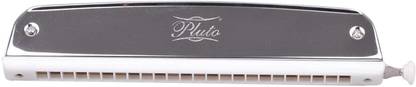 Pluto Chromatic Harmonica 24 Holes, 48 Notes Mouth Organ Key-C Scale Change