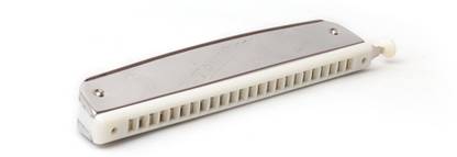 Tower Mouth Organ 24 Holes 48 Tones(Silver)