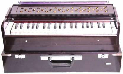 SG MUSICAL STORE Harmonium Price | Harmonium instrument | harmonium musical instruments | Folding Harmonium 42 Keys Multifold Bellow Coupler Function Come with Padded Carry Bag SGMPRO03 3.25 Octave Hand Pumped Harmonium
