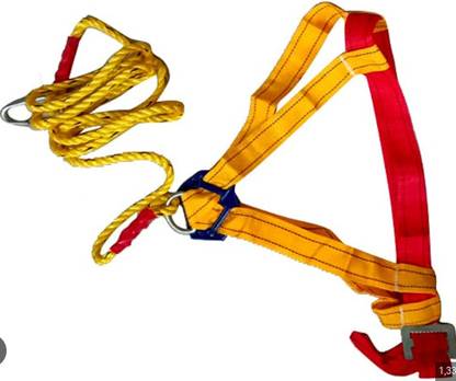 90 Degree Safety Belt Half Body Harness for Height Work 3 Meter Rope, Construction Rope Climbing Harness