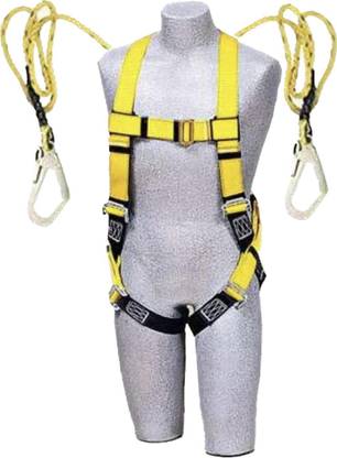 Daz Cam Heavy Duty Safety Belt with Auto Scaffold Hook Single Rope Safety Harness