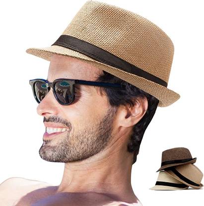 XYTECH Style Hat, Summer Fedora Hat for Men and Boys