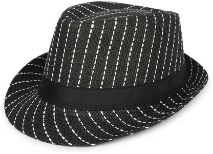 ZACHARIAS Paper Jute Fedora Hat Cap