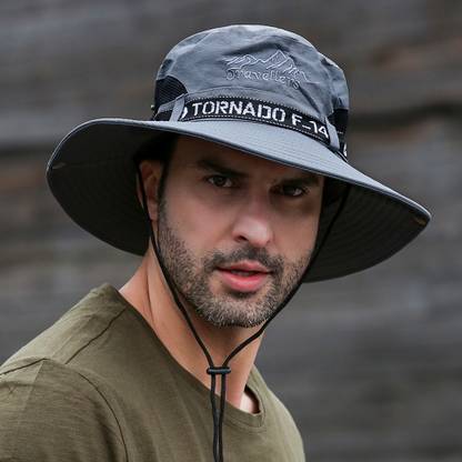 AlexVyan UV Protection Round Sun Cap for Hiking, Fishing, Gardning, Travel