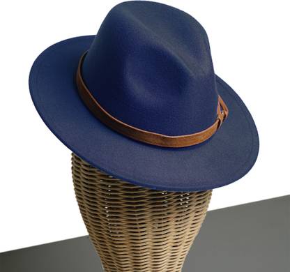 CHOKORE Fedora Hat with Vegan Leather Belt