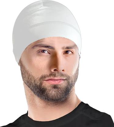 Bismaadh Skull Cap Helmet Liner & Running Beanie for Men, Winter Running Hat,