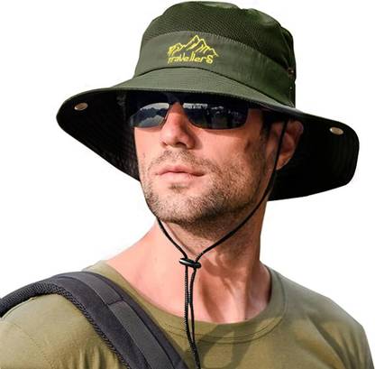 REHTRAD Sun Hat for Men and Women?Breathable Mesh Sun Protection Round Hat for Men