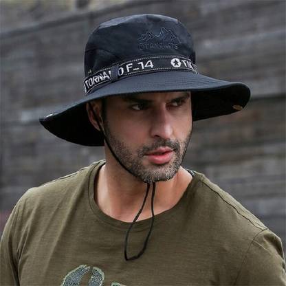 AlexVyan UV Protection Round Sun Cap for Hiking, Fishing, Gardning, Travel