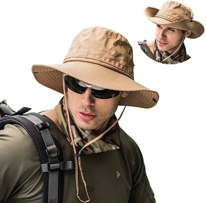 gustave Fishing Hat Summer Sun Bonnie Hat UPF 50+ UV Protection Wide Brim Cap Waterproof Safari Adventure Camping Hiking Hunting Travel Beach Bucket Hat for Men Women Boys and Girls