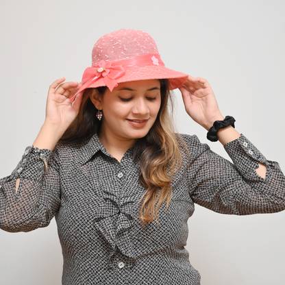 KPJN ENTERPRISES Fedora Hats Beach Caps Fedora Ribbon Hats