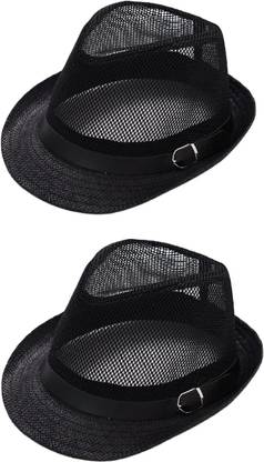 ZACHARIAS Fedora Cowboy Breathable Mesh Net Hat Cap Free Size
