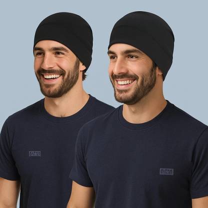 ALPHA STYLIST Helmet Skull Caps, Head Caps, Hair Inner Helmet Cover Cap, Skull Cap for Bikers