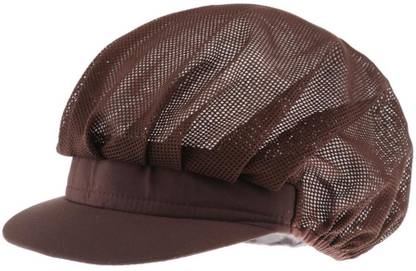 LoomTree Chef Hat Catering Hair Net Workshop Net Cap Coffee-A
