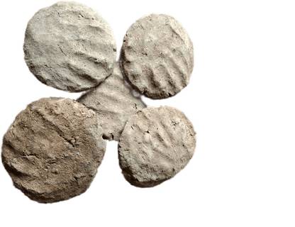 A to Z Cow Dung Cakes | Gobar Uple | Gowrya for Agnihotra Hawan (6Pcs).