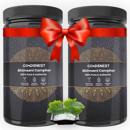 Goodsnest Bhimseni camphor Original | Bhimseni Kapoor Original 1KG | Kapoor for pooja