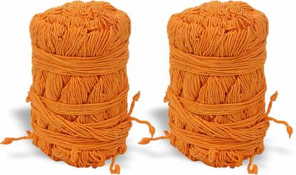 DOKCHAN Janeu - Orange Thread - Orange Janeu - Janeu for pooja - Janeu for Brahman
