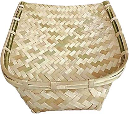 calldoorstep Plain Bamboo Soop/Sup/Muram/Moram for Chhath Puja and Kitchen (Pack of 1)