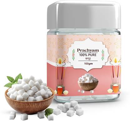 Prachyam 100% Natural Camphor for Puja, Aarti, Meditation Kapoor