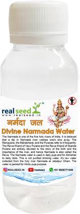 Real Seed Divine Narmada Water from Jabalpur Narmada River Holy Water 60MLNot for Drinking