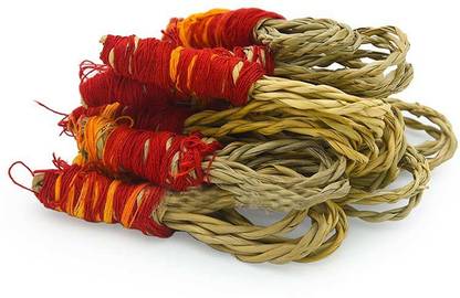 SaiCraft Sacred and Energised Kusha/Darbha Grass Ring for pooja (3 Piece)