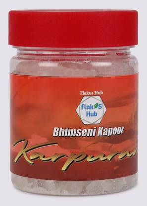Karpuram Bhimseni Camphor 100g Jar - Pack of 1