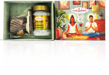 MANGALAM Aromatherapy Gift Box - Bhimseni Diffuser | Sweet Fragrance | Relaxes Mind
