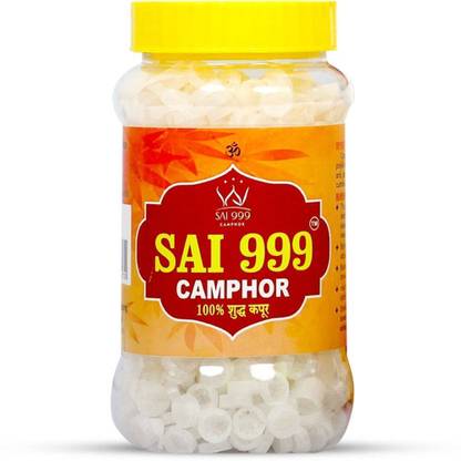 SAI999 Camphor Tablet Jar( 1000 Tablets * Pack Of 1) For Puja,Aarti,Meditation,Havan.