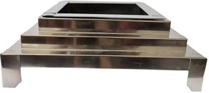 गोपाल एक्सपोर्ट्स 14 inches Stainless Steel hawan kund | havan kund | homa kundam