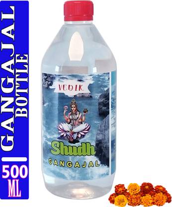 Vedik Shudh Gangajal Pure GANGAJAL For Pooja 500ml Bottal