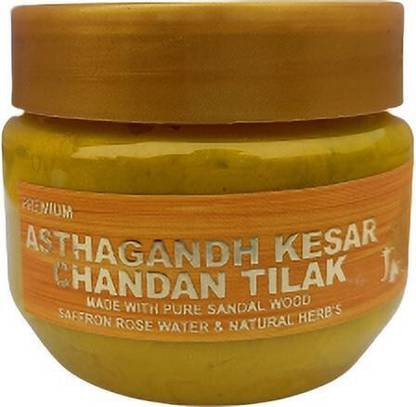 Dev Samagri 100% Natural Liquid Kesar Chandan Tilak/Pure Kesar Asthagandh Chandan Tilak