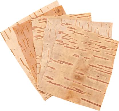 manjushanatural Bhoj patra Manuscripts Himalayan birch tree pack of 5 pcs