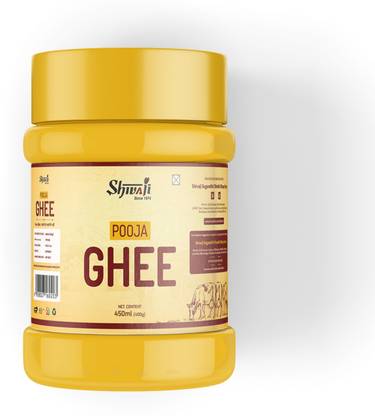 Shivaji Pooja Ghee 450ml , Deepam/Diya/Lamp/Hawan Ghee , Best for Worship
