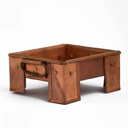 Alodie Havan kund Pure Copper Hawan Kund with Handle On Both Side, for Yagya Kund