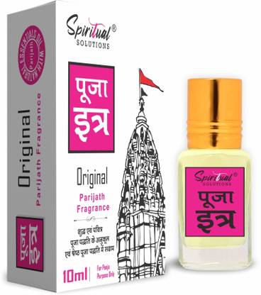स्पिरिचुअल सॉल्यूशंस Pooja Itra Parijatha 10 ML | Premium Pooja Itra for Home and Mandir
