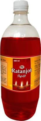 WQT Ratan Jyot Pooja Oil 480 ML For Deep Poojan and akhand jyot and havan poojan