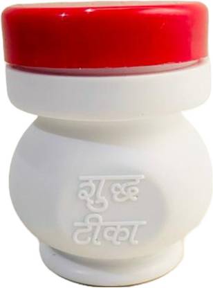 Linaa Pack of 50gm Red Chandan Liquid Tika, Red Sandalwood Tilak, Lal Chandan