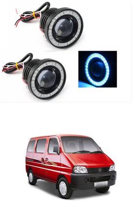 LOVMOTO Car COB LED Projector Light Car with Angle Eye Projector X423 Headlight Car, Motorbike LED for Maruti Suzuki (12 V, 20 W)