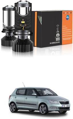 LOVMOTO H4/9003/HB2 LED Headlight Bulbs with Mini Projector Lens Canbus Hi/Lo Beam sg199 Headlight Car LED for Skoda (12 V, 30 W)
