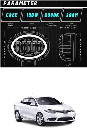 XZRTZ Car Headlight led fog Light Vehicle light fancy light X1058 Headlight Car, Motorbike LED for Renault (12 V, 50 W)