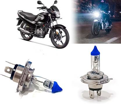 AUTO PEARL Halogen H4 Front Headlight Bulb Ultra Bright for Super Splendor Headlight Motorbike Halogen for Hero (12 V, 35 W)
