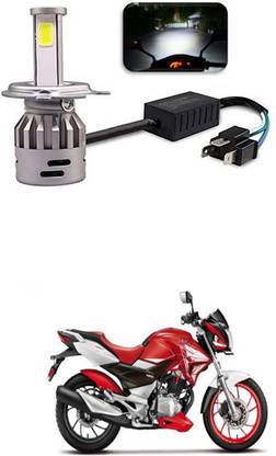 PRTEK Universl H4 LED Headlights Bulbs for Motorcycle R38 Headlight Motorbike LED (12 V, 50 W)