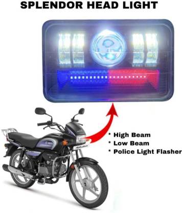 JUST MOD LED Fog Light for Universal For Bike Splendor Plus, Splendor Pro, Splendor